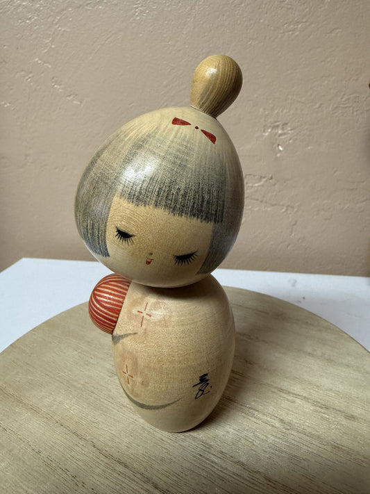 Girl with a ball Kokeshi