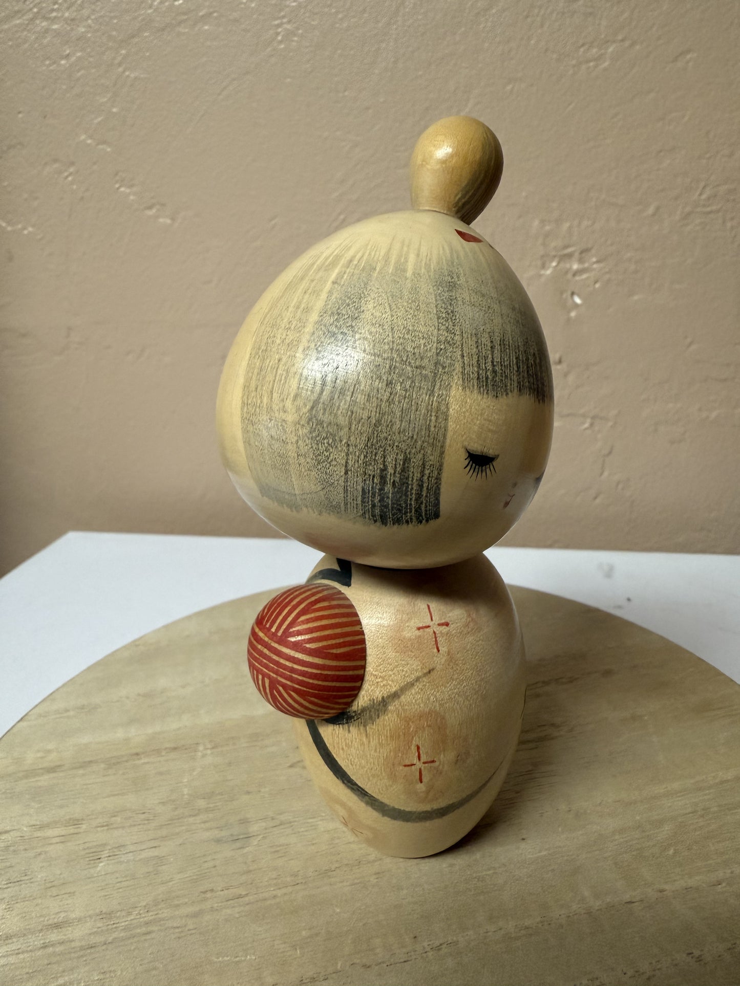 Girl with a ball Kokeshi