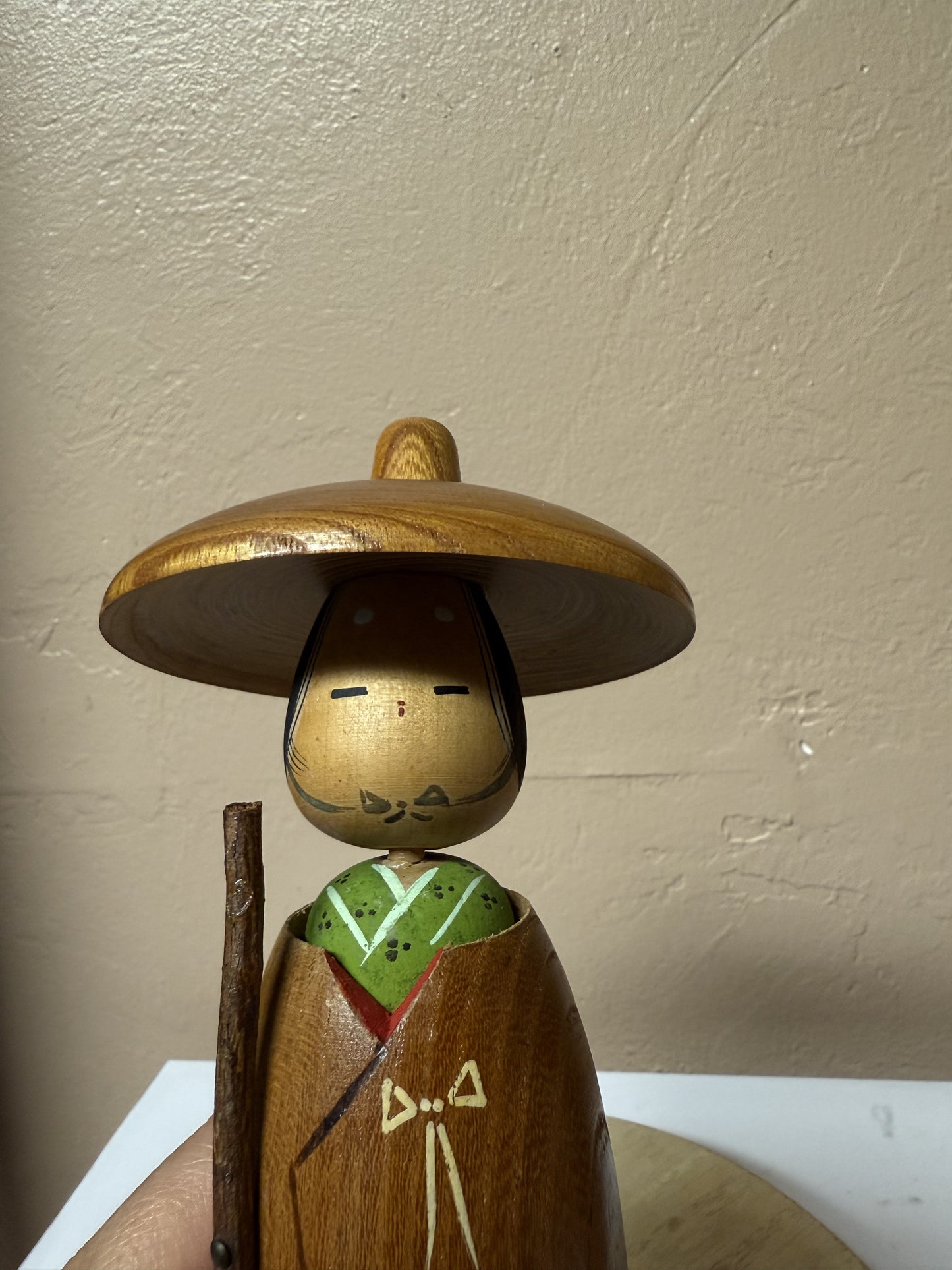 Farmer hat Kokeshi